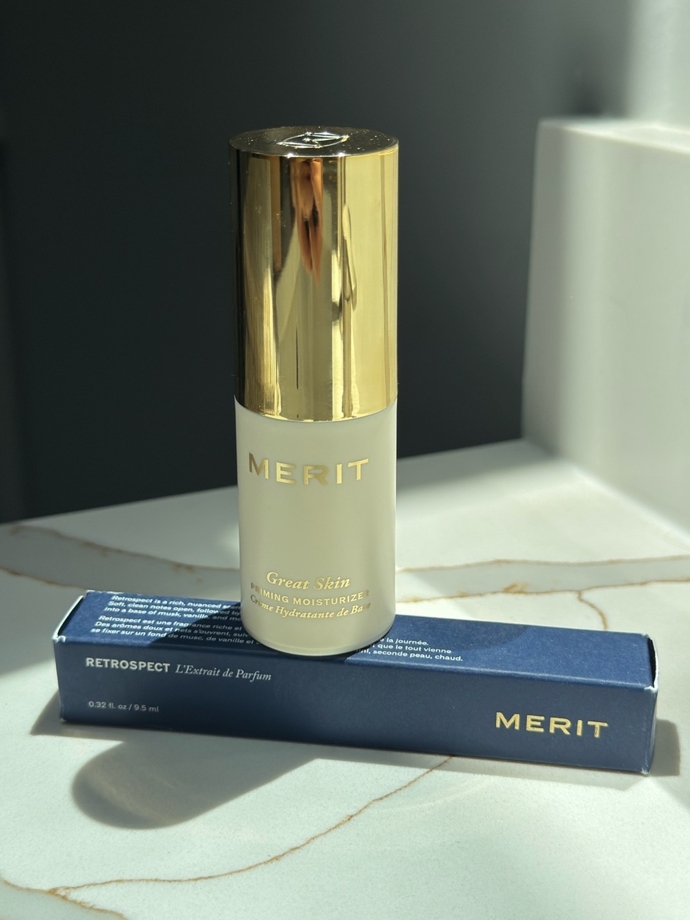 Merit Bundle - Great Skin Priming Moisturizer 15ml & Retrospect 8.5ml Parfum